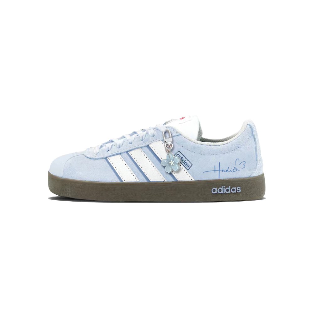 Adidas VL COURT 2.0 Cushioning, Wear Resistant Low Top Skateboard Shoes Unisex Sky Blue