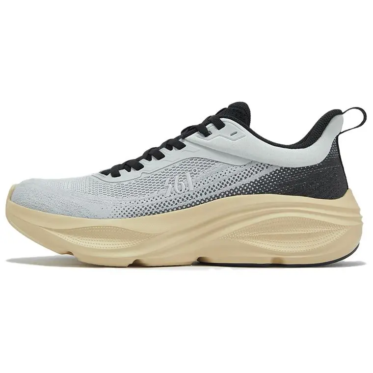 361° Nebula Abrasion Resistant Breathable Low Top Casual Running Shoes Men's Gray Black