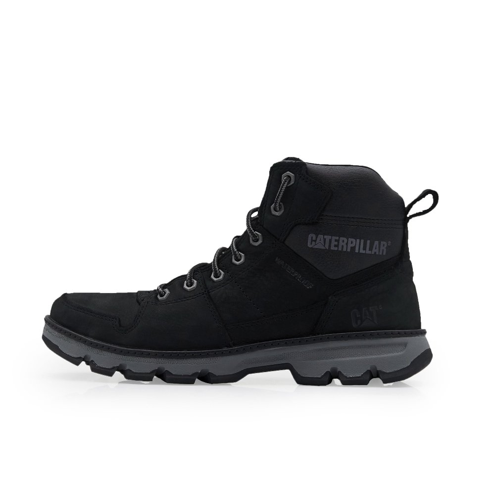 CAT Breathable Warm Slip-Resistant Short Outdoor Boots Men's Black