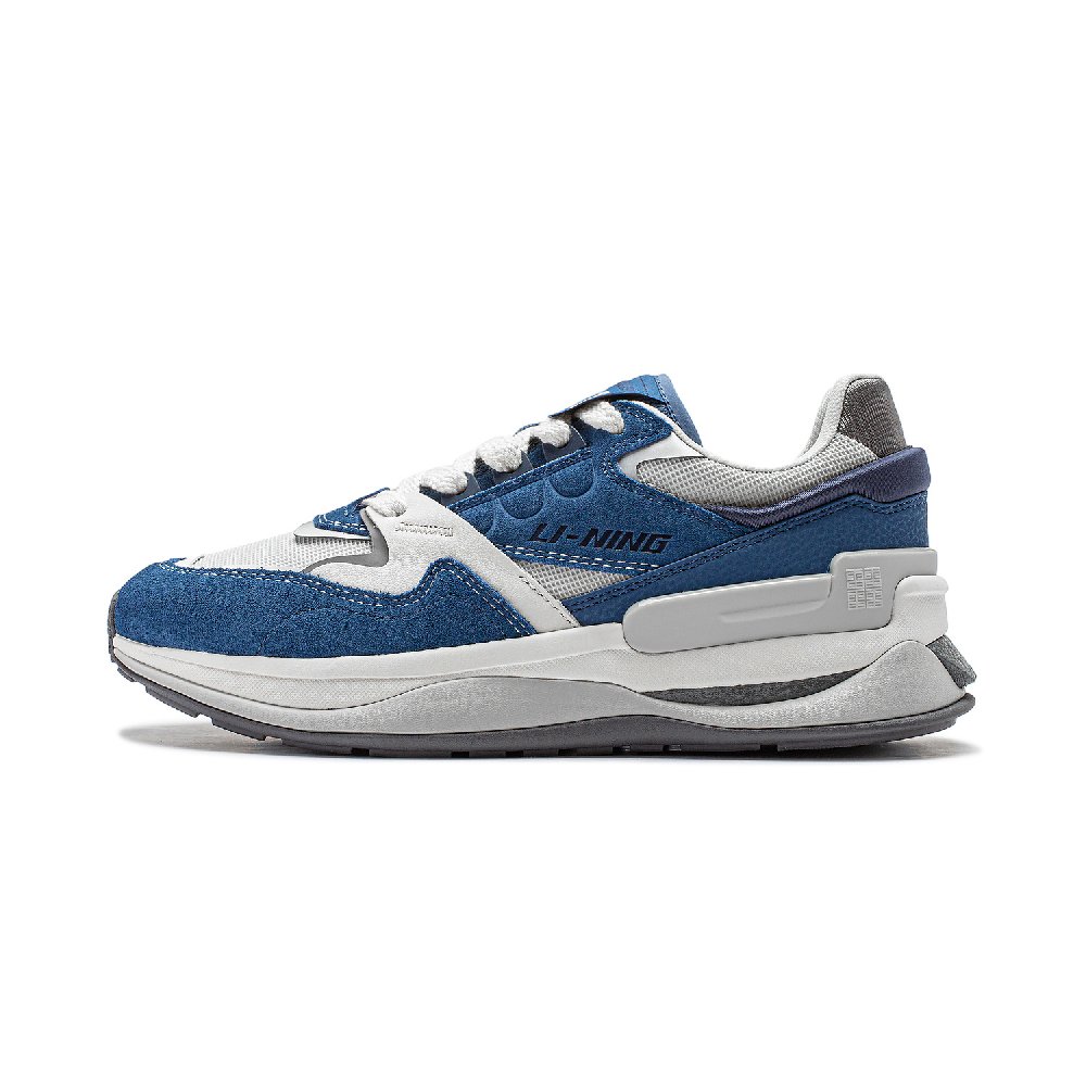 LiNing 001 Innocence V2 Cushioning, Slip Resistant, Abrasion Resistant Support Casual Shoes Men's Blue