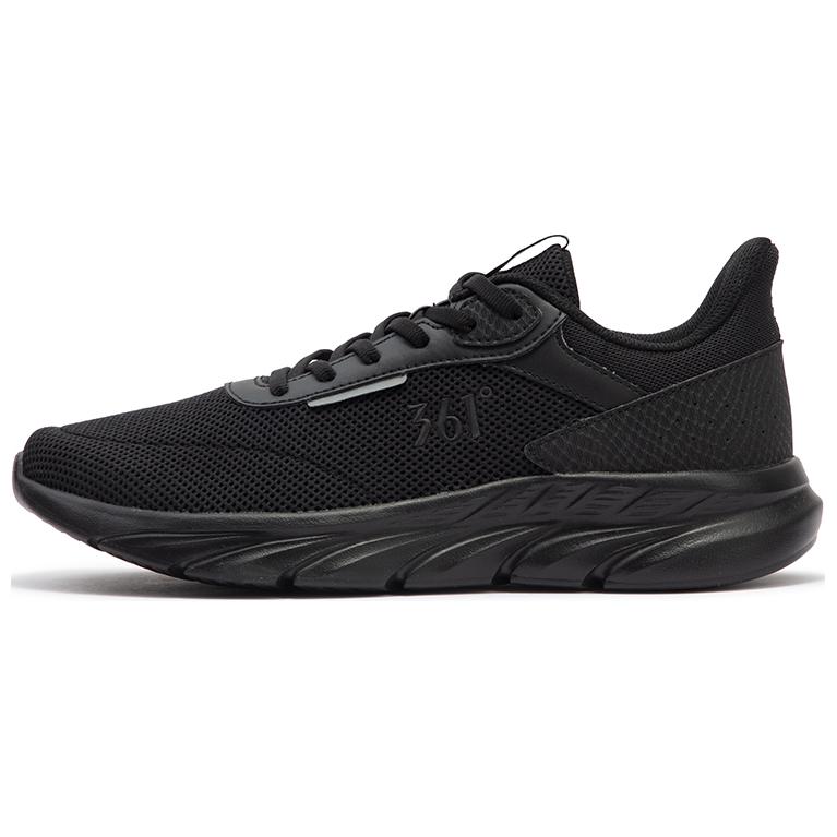 361° Anti-Slip Wear-Resistant Low-Top Casual Running Shoes Men's Black