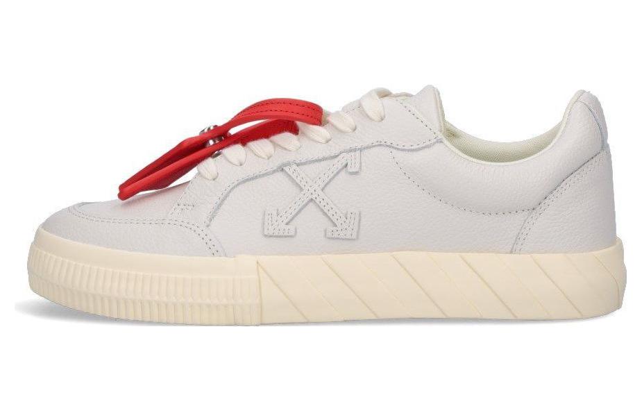 OFF WHITE Vulc Leather Sneaker Grey White