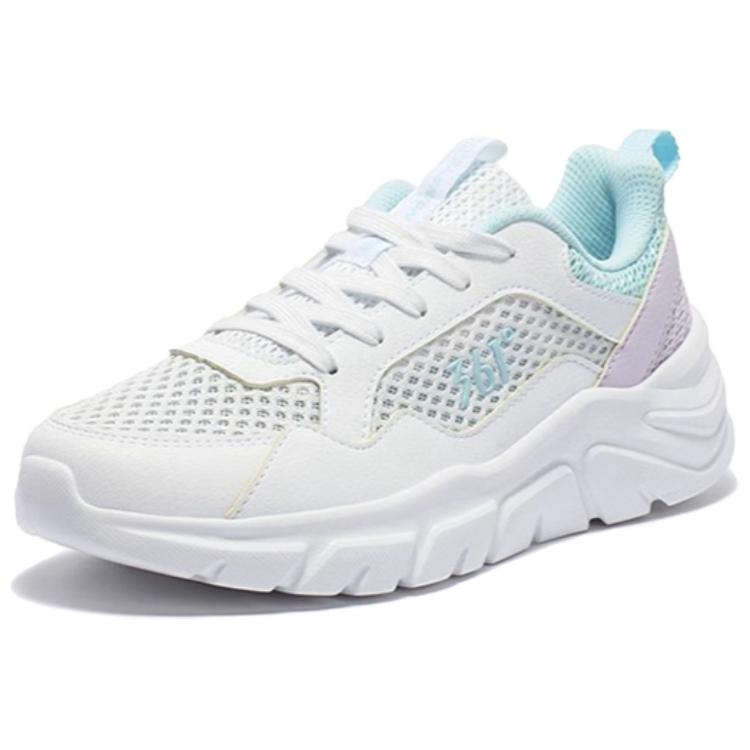 361° Anti-Slip Wear-Resistant Low-Top Casual Shoes Women's White Blue