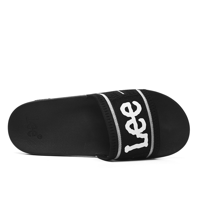 Lee EVA Rubber Sole Stitched Woven Slip Resistant Slide Slippers Men's
