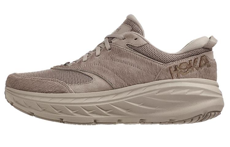HOKA ONE ONE Bondi L Engineered Garments Taupe Cow Hair