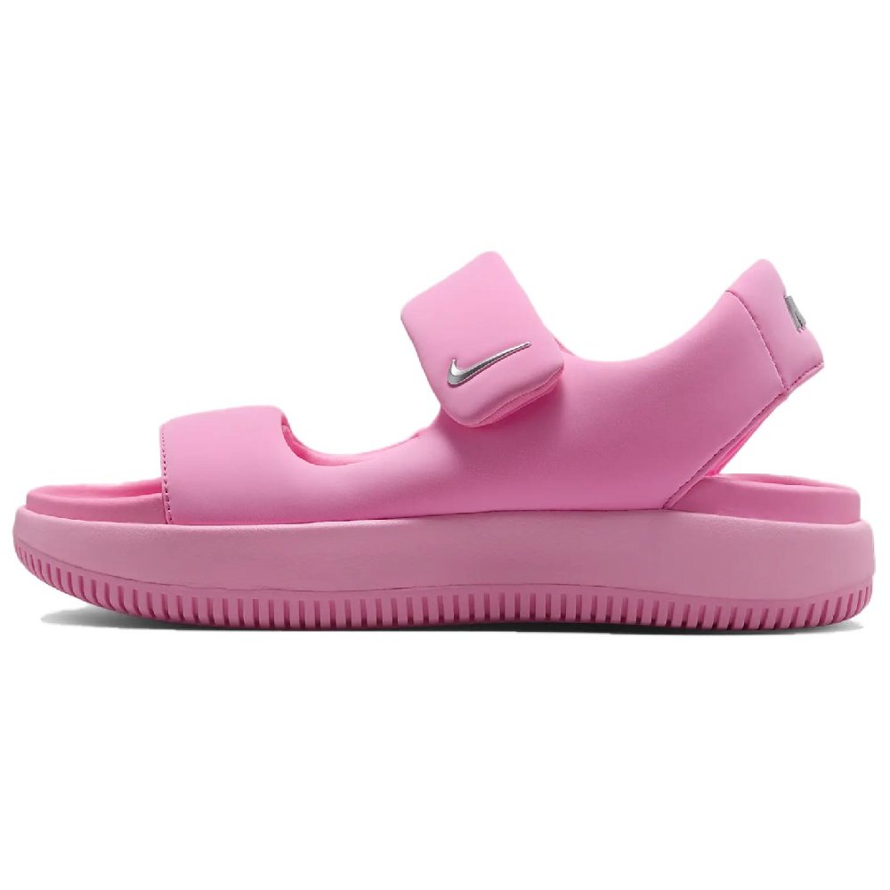 Nike Calm Sandal Hyper Pink Metallic Silver Women's