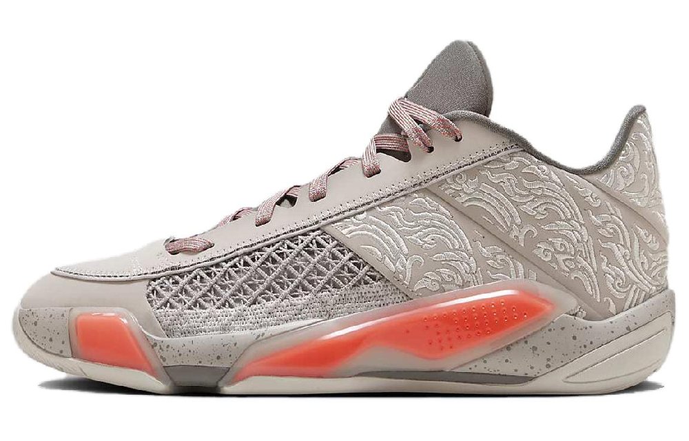 Jordan Air JORDAN 38 Баскетбольные кроссовки Низкие Бежево-оранжевые Мужские