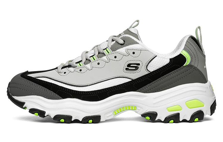 Skechers D'lites 1.0 Sport Shoes Grey/Green