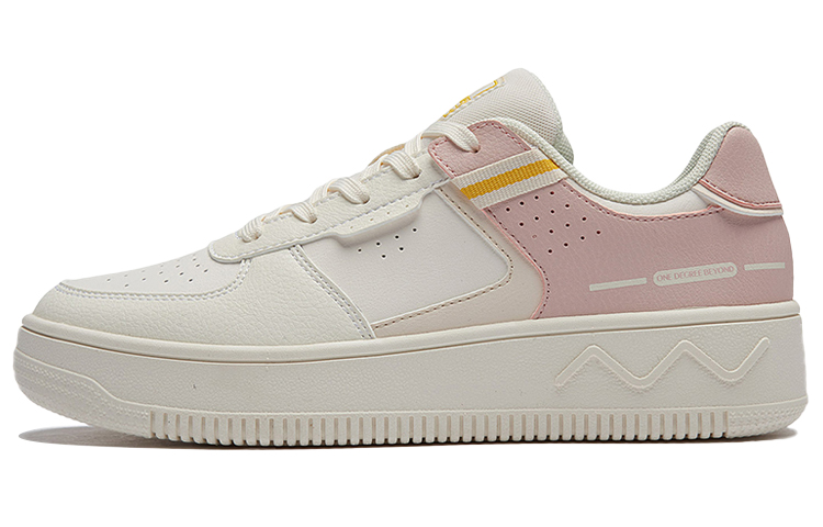 361° Low-Top Skateboard Shoes Women's White Pink