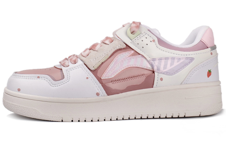 LiNing Tianji Low Top Skateboard Shoes Women's Pink Purple