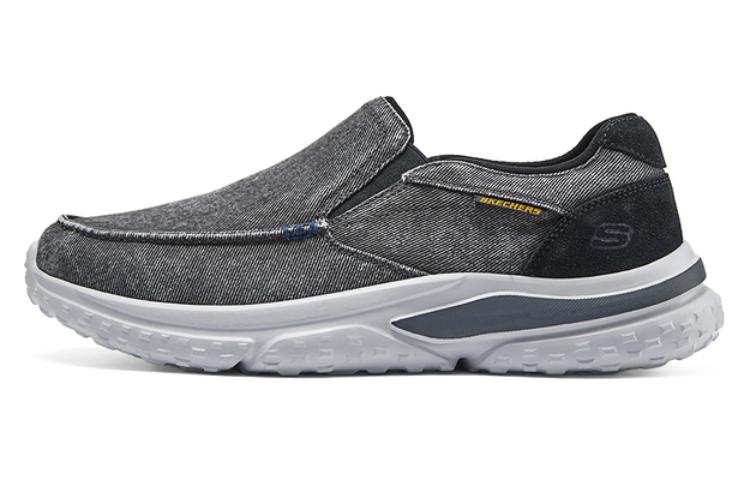 Skechers Solvano Low Top Casual Shoes Men's Black