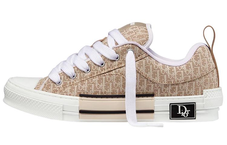 DIOR B23 Skater Low Top Beige DIOR Oblique Jacquard