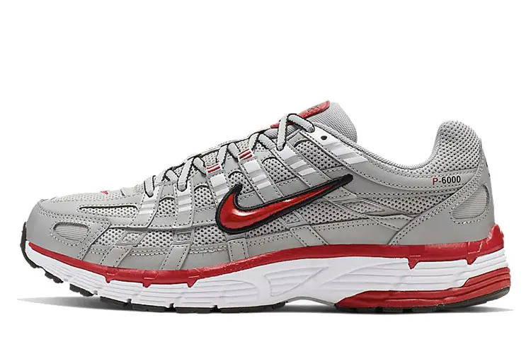 Nike P-6000 Silver Unviersity Red