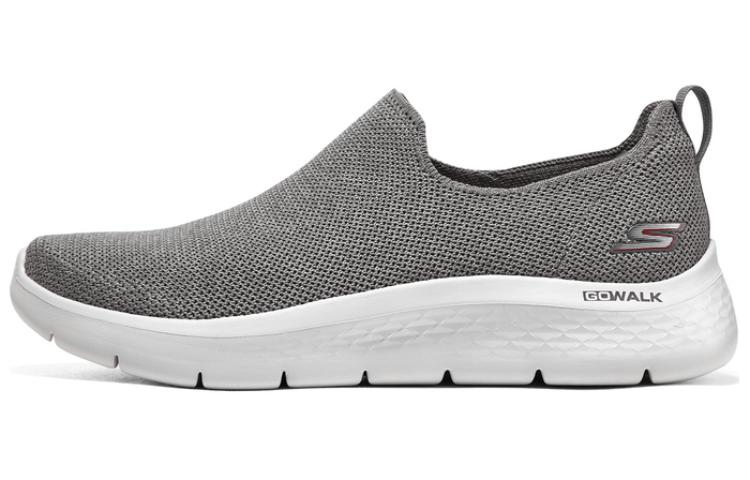 Skechers Cushioning Wear-Resistant Low-Top Casual Shoes Men's White Gray