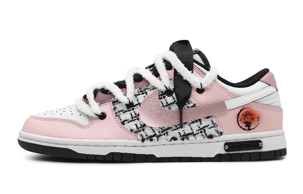 Nike Dunk Low-Top Skateboard Shoes GS Light Pink