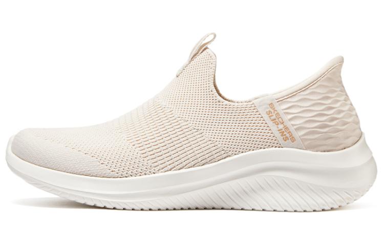 Skechers Ultra Flex 3.0 Casual Shoes Women's Low-Top Beige/White