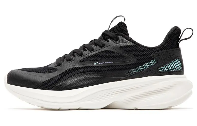 361° Cushioning Lightweight Rebound Low top Running Shoes Women's Black