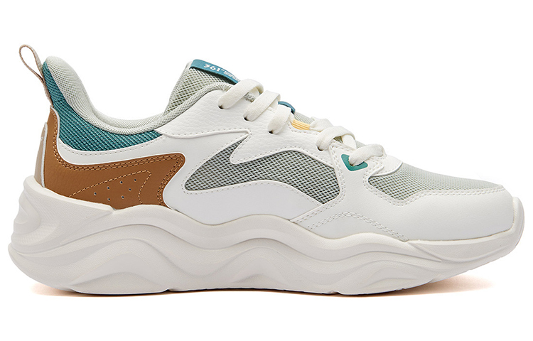 361° Casual Shoes Men's Low top Feather White/Mint Gray Green