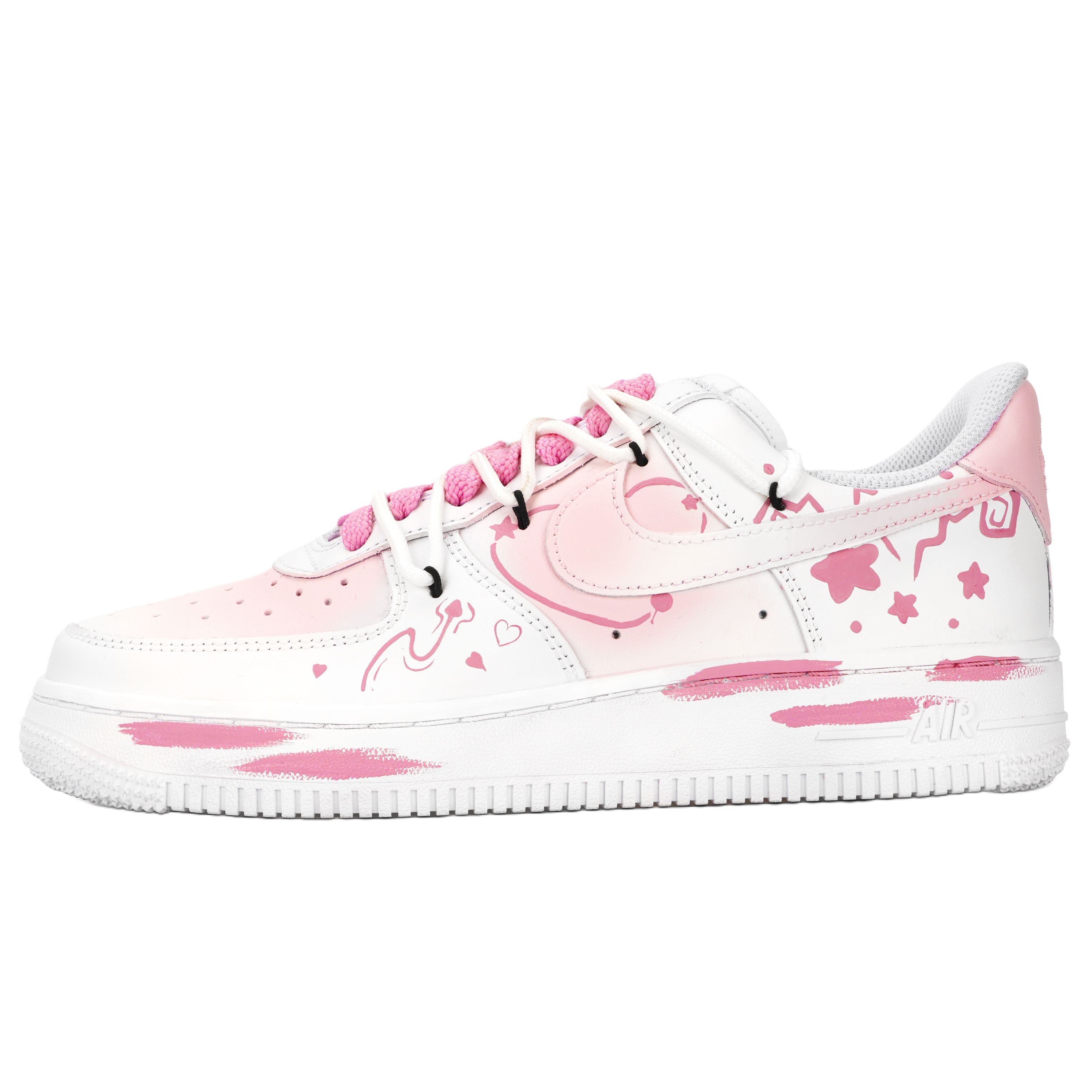 Nike Air Force 1 Air Force 1, Star Arrow Love Language Abrasion Resistant Low Top Skateboard Shoes Unisex Pink купить в интернет-магазине Yoocart с быстрой доставкой по России.