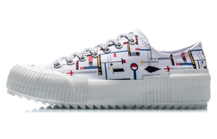 LiNing Low Top Skateboard Shoes Women's White