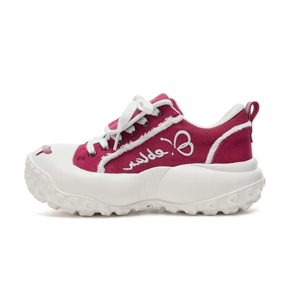 EBLAN Casual Shoes Women's Low top Red