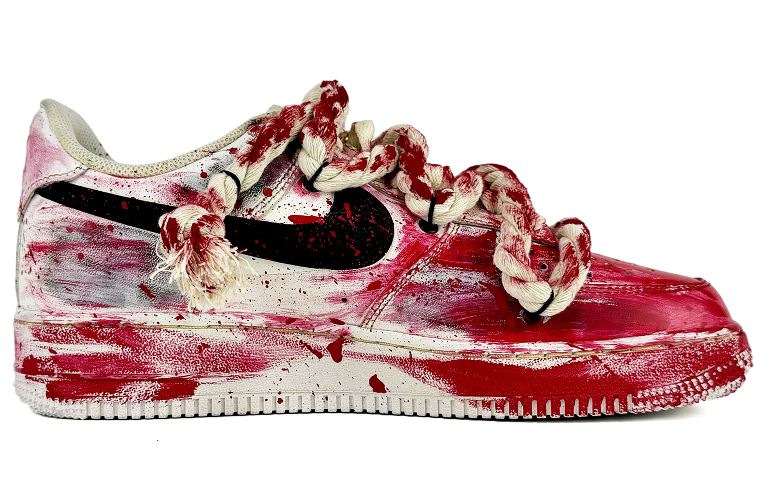 Nike Air Force 1 SuiXin Size 7 Case Scene Coverage Wear-Resistant Low-Top Skateboard Shoes Unisex White Red купить в интернет-магазине Yoocart с быстрой доставкой по России.