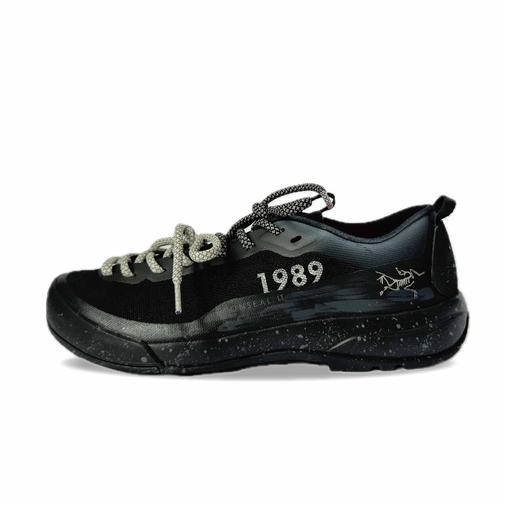 Arcteryx Konseal Lt Breathable Low-Top Running Shoes Unisex Black Silver