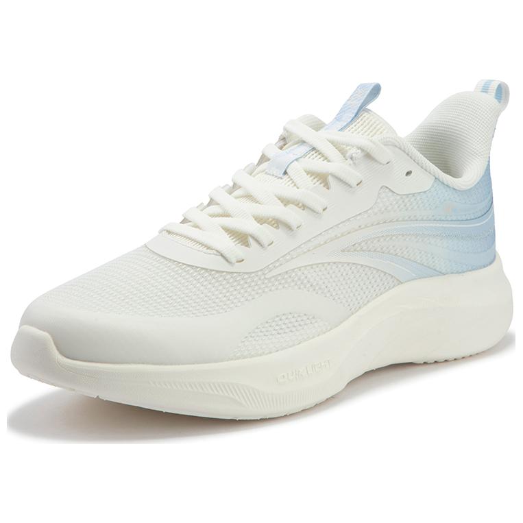 361° Wear-resistant And Lightweight Low-Top Casual Running Shoes Women's White Blue купить в интернет-магазине Yoocart с быстрой доставкой по России.