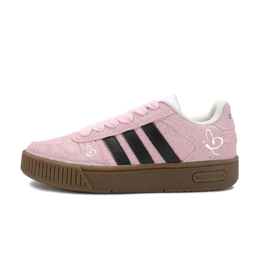 Adidas Neo D-PAD Slip-Resistant Low-Top Skateboard Shoes Unisex Pink Black