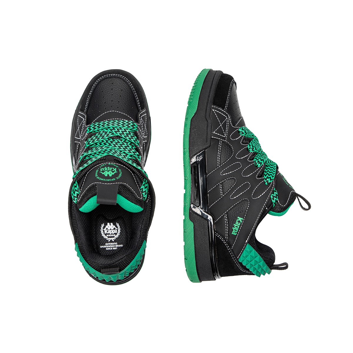 Kappa Thermal Slip Resistant And Abrasion Resistant Low Top Skateboard Shoes Unisex купить в интернет-магазине Yoocart с быстрой доставкой по России.