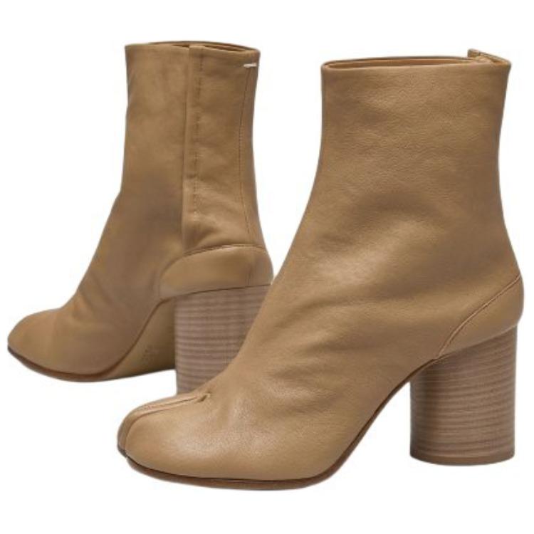 Maison Margiela Tabi 80mm Leather Ankle Boots купить в интернет-магазине Yoocart с быстрой доставкой по России.