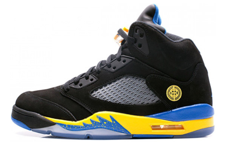 Jordan Air JORDAN 5 Винтажные баскетбольные кроссовки Высокие Мужские