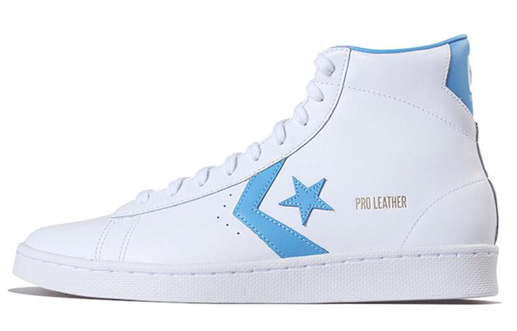 Converse Pro Leather Hi White Coast Blue