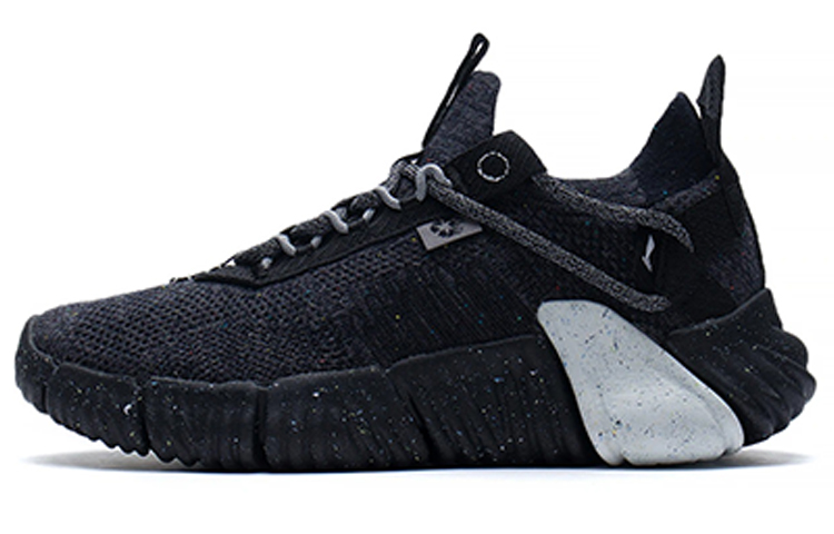 LiNing Goku Cushioned Anti-Slip Wear-Resistant Breathable Lightweight Low-Top Casual Shoes Women's Black