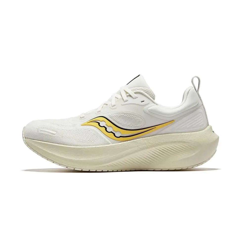 Saucony Low-Top Running Shoes Unisex Beige Yellow