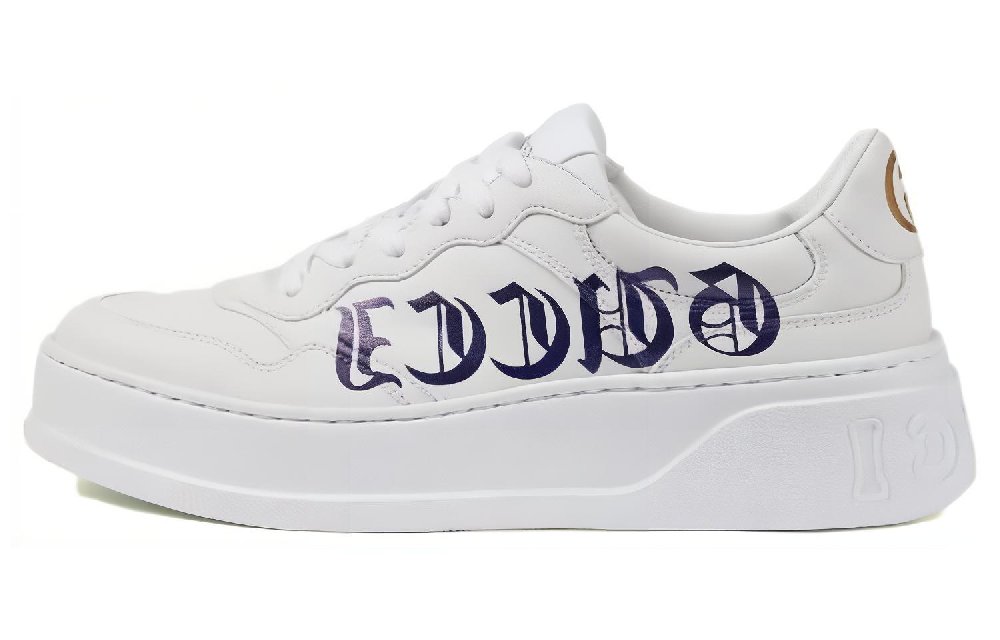 GUCCI Low Top Stylish Skateboarding Shoes Women's White