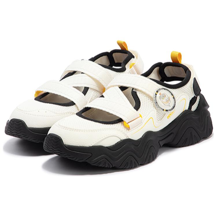ZHENNAIYA x 361° Slip-Resistant Low-Top Casual Shoes Women's White Black