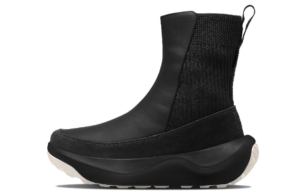 THE NORTH FACE Halseigh Knit Waterproof And Wear resistant Knee High Outdoor Boots Flat Women's Black