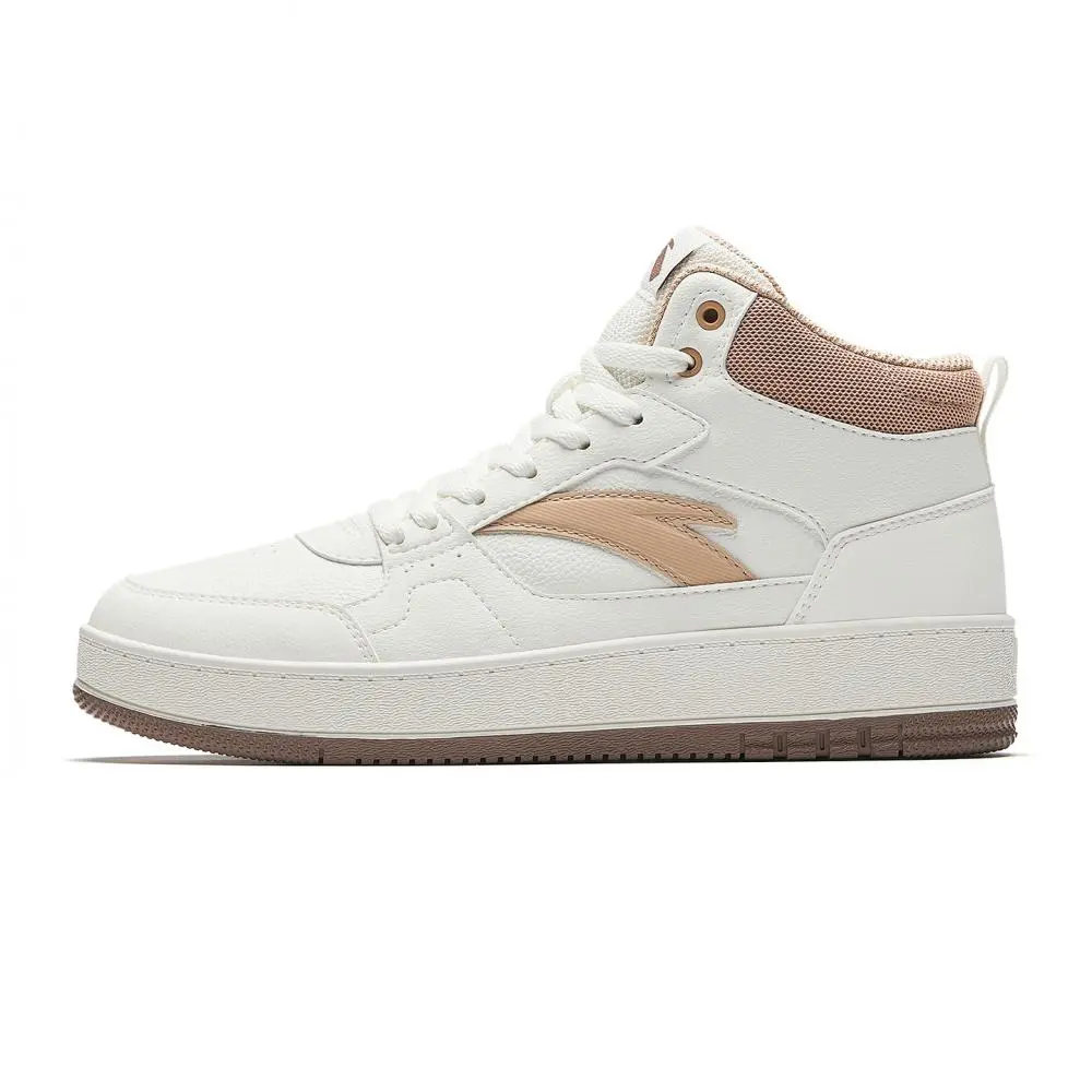 Anta First Year High Top High top Women's Shoes Women's Ivory White/Light Walnut