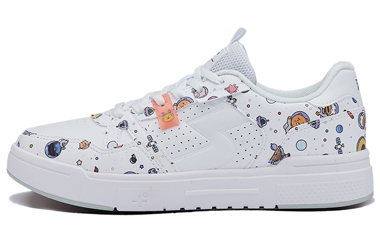361° Breathable Low Top Skateboard Shoes Women's White
