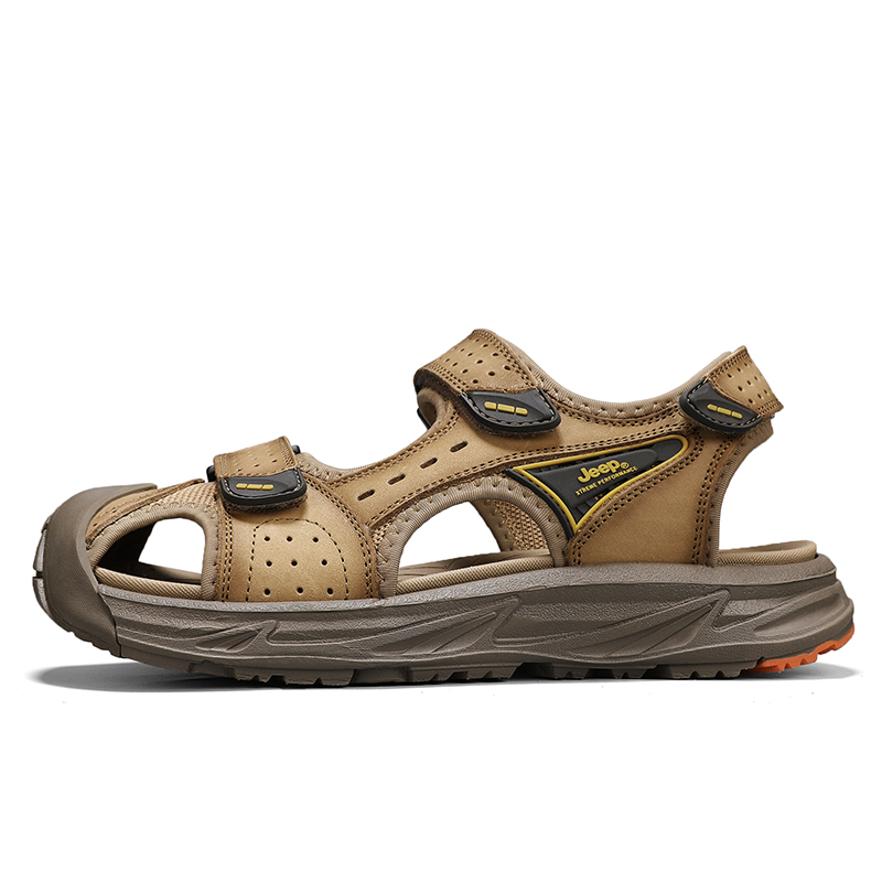 Jeep Beach Sandals Men's Camel