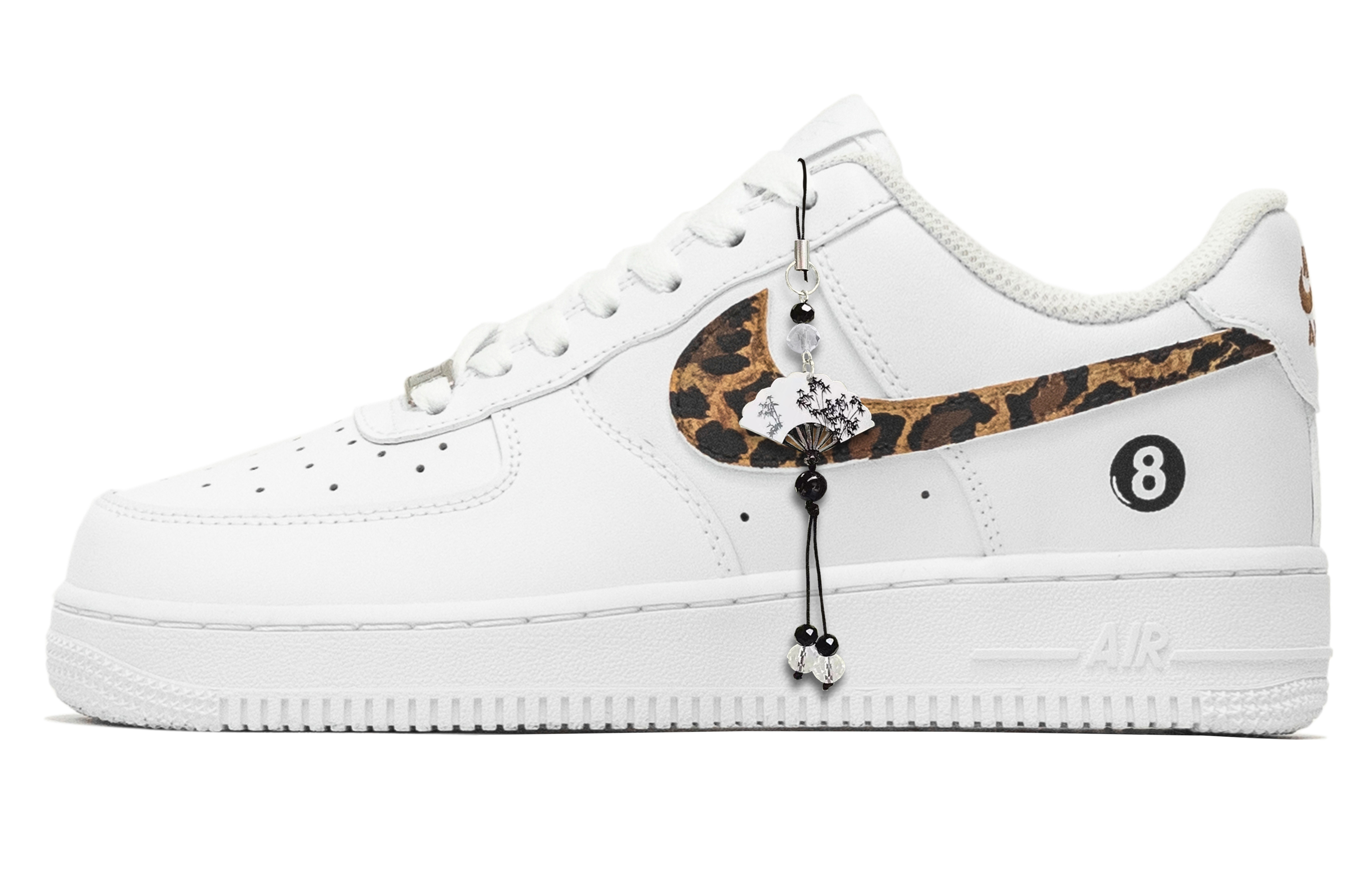 Nike Air Force 1 Billiard Baby Low top Skateboard Shoes Unisex Black White