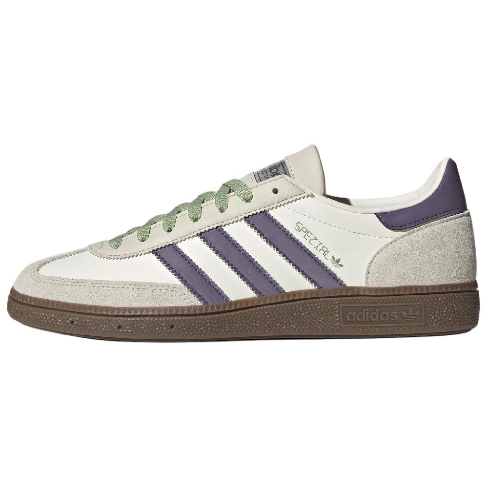Adidas Originals HANDBALL SPEZIAL Abrasion Resistant Low Top Skateboard Shoes Unisex Jade White
