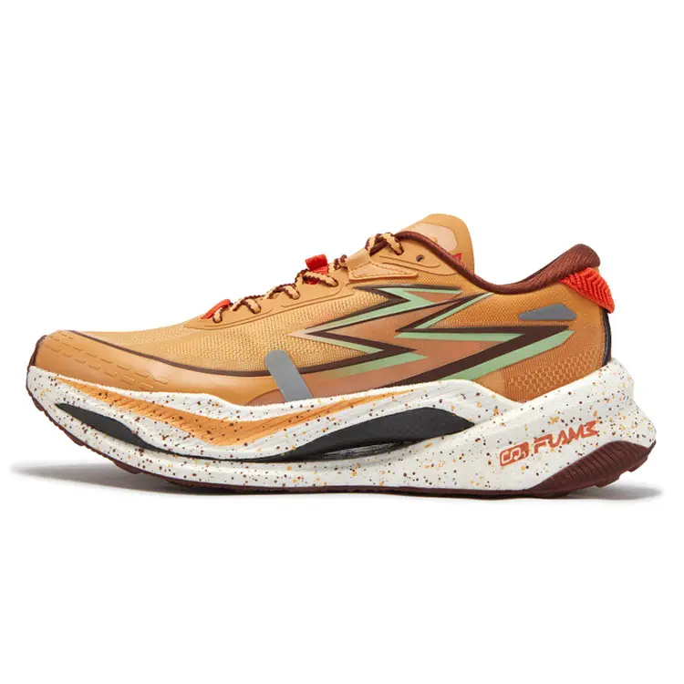 361° Cushioned Slip Resistant Abrasion Resistant Low Top Running Shoes Unisex Coffee Brown