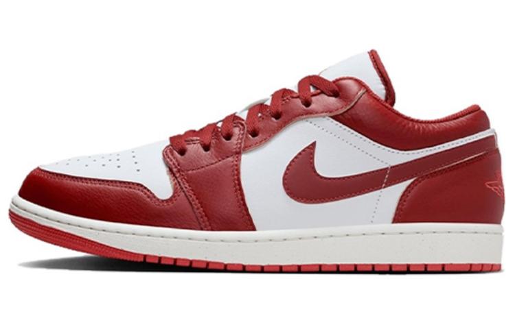 Jordan Air Jordan 1 Low Top Vintage Basketball Shoes Women's Black White Red купить в интернет-магазине Yoocart с быстрой доставкой по России.