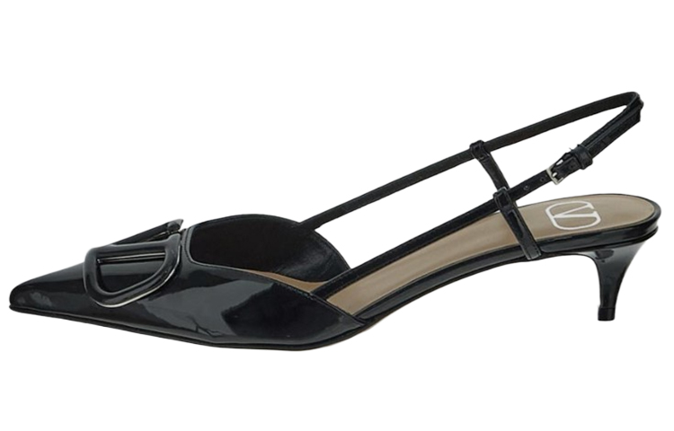 Valentino Slim Heel High Heels Women's Black