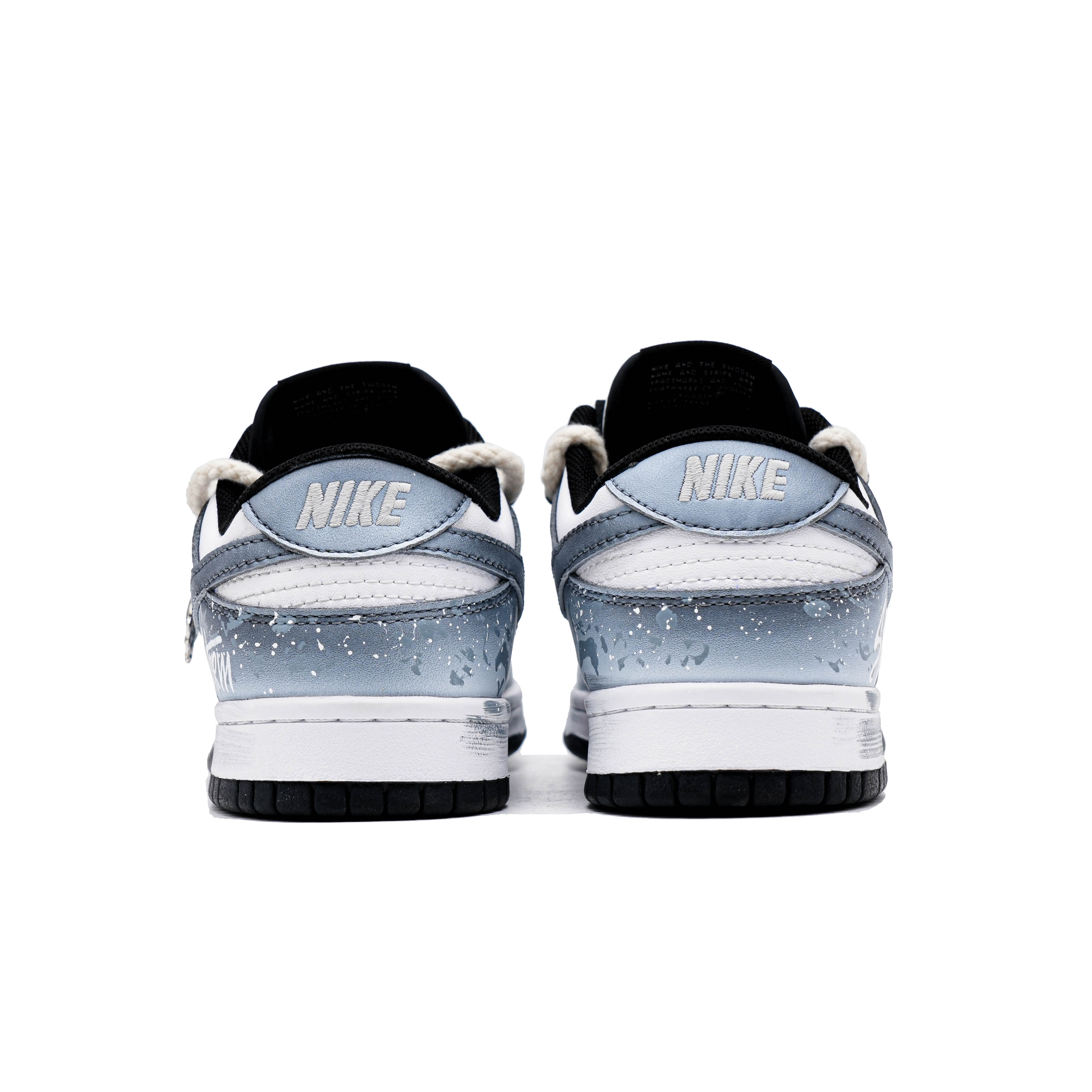 Nike Dunk Star Chain Wave Cushioning And Breathable Low top Skateboard Shoes Unisex Black White купить в интернет-магазине Yoocart с быстрой доставкой по России.