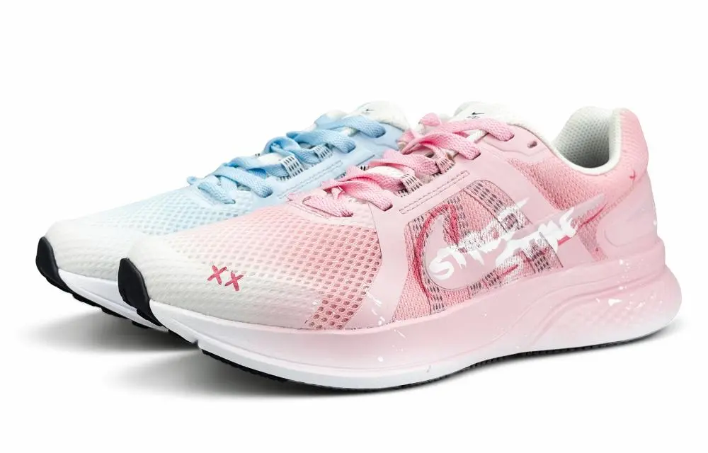 Nike Run Swift 2 Low top Running Shoes Men's Blue Pink Mismatched