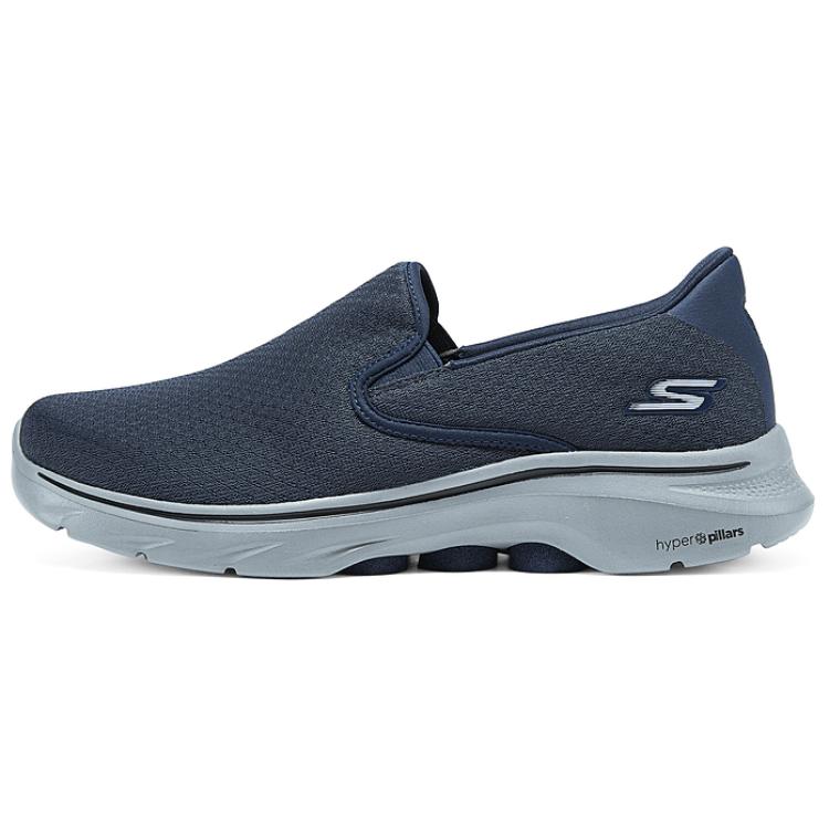 Skechers GO WALK Anti-Slip Wear-Resistant Low-Top Casual Shoes Men's Blue