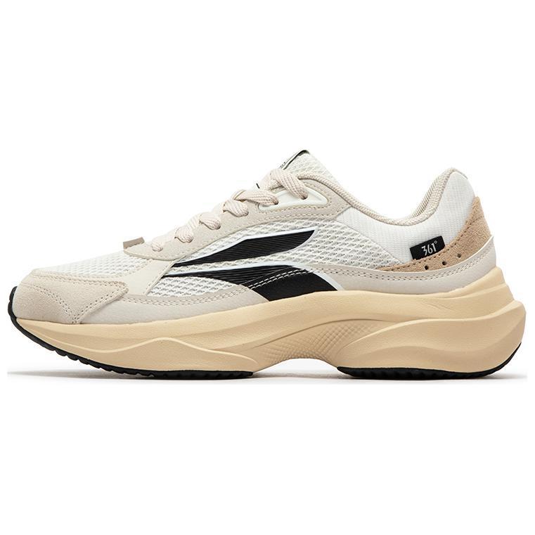 361° Cushioning Wear-Resistant Low-Top Casual Shoes Men's White Brown
